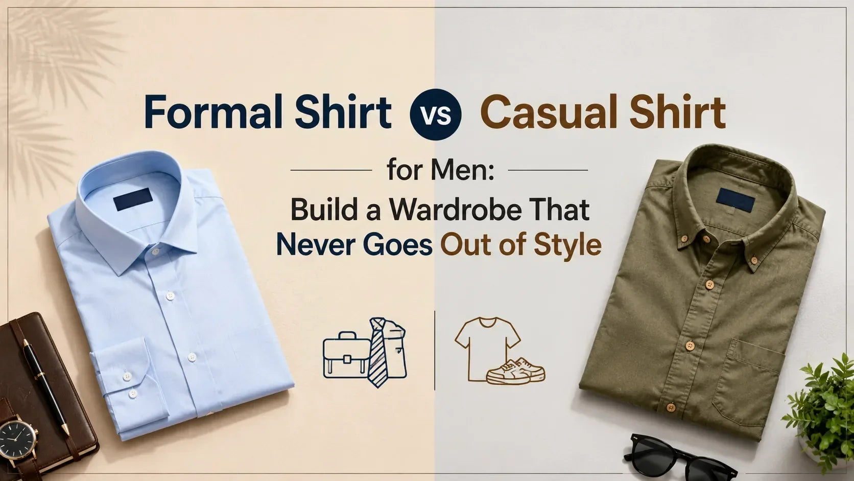 Formal Shirt vs Casual Shirt for Men: Build a Wardrobe That Never Goes Out of Style
