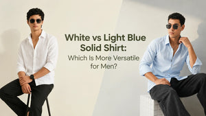 White vs Light Blue Solid Shirt: Which Is More Versatile for Men?
