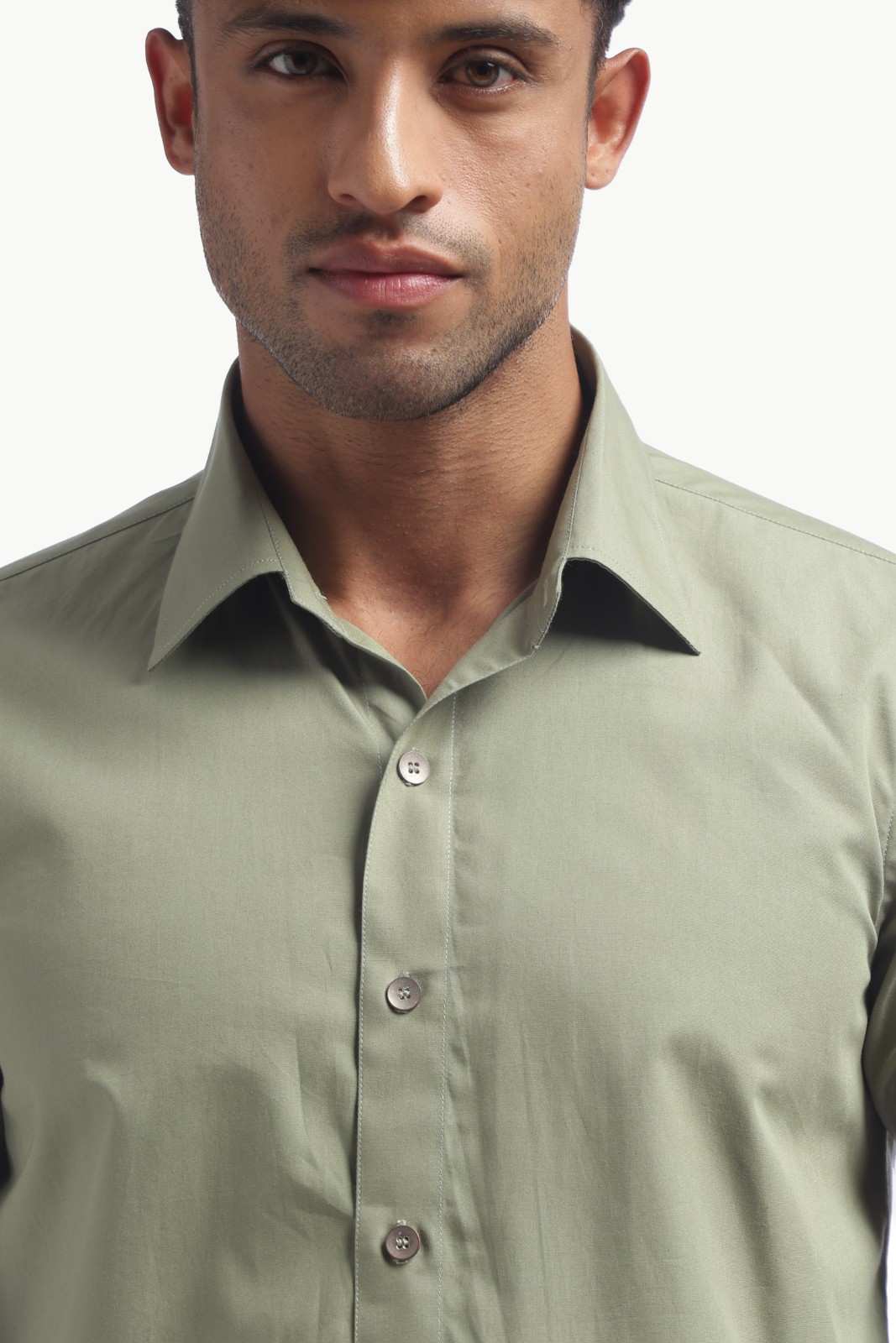 Olive Green Relax Fit Shirt