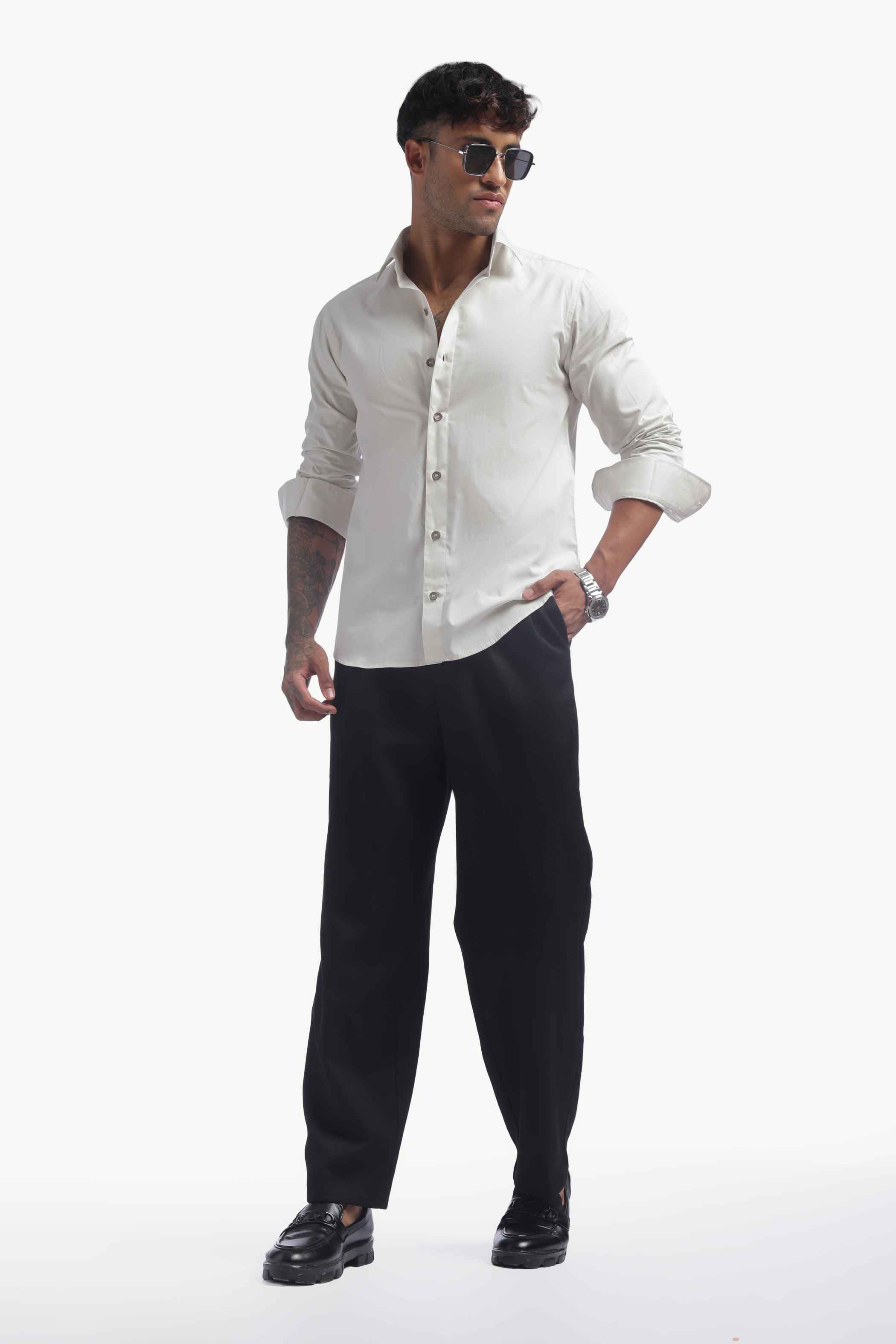 Light Grey Relaxed Fit Shirt