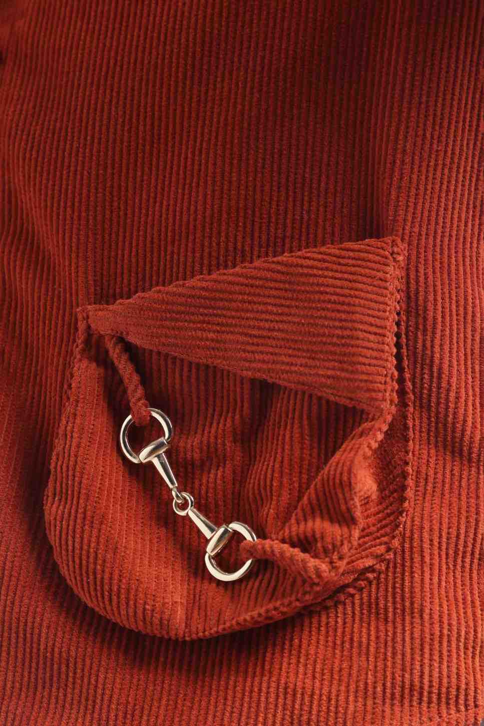 Caramel Corduroy Patch Pocket Jacket