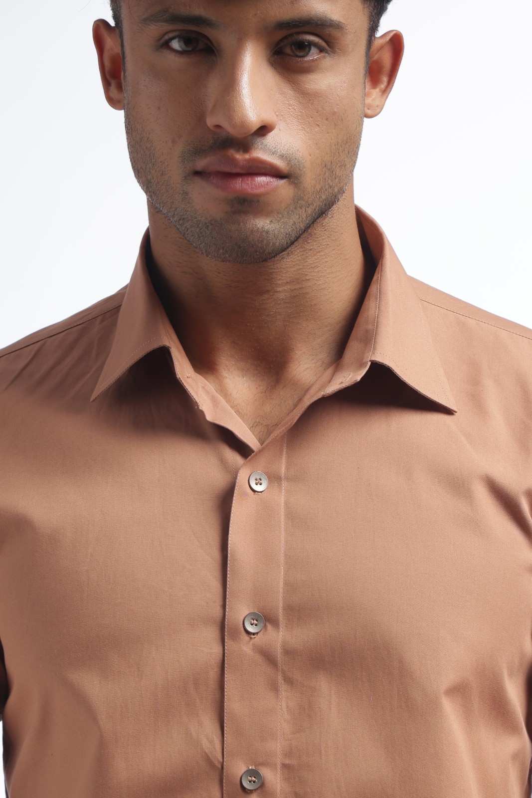 Light Brown Relax Fit Shirt