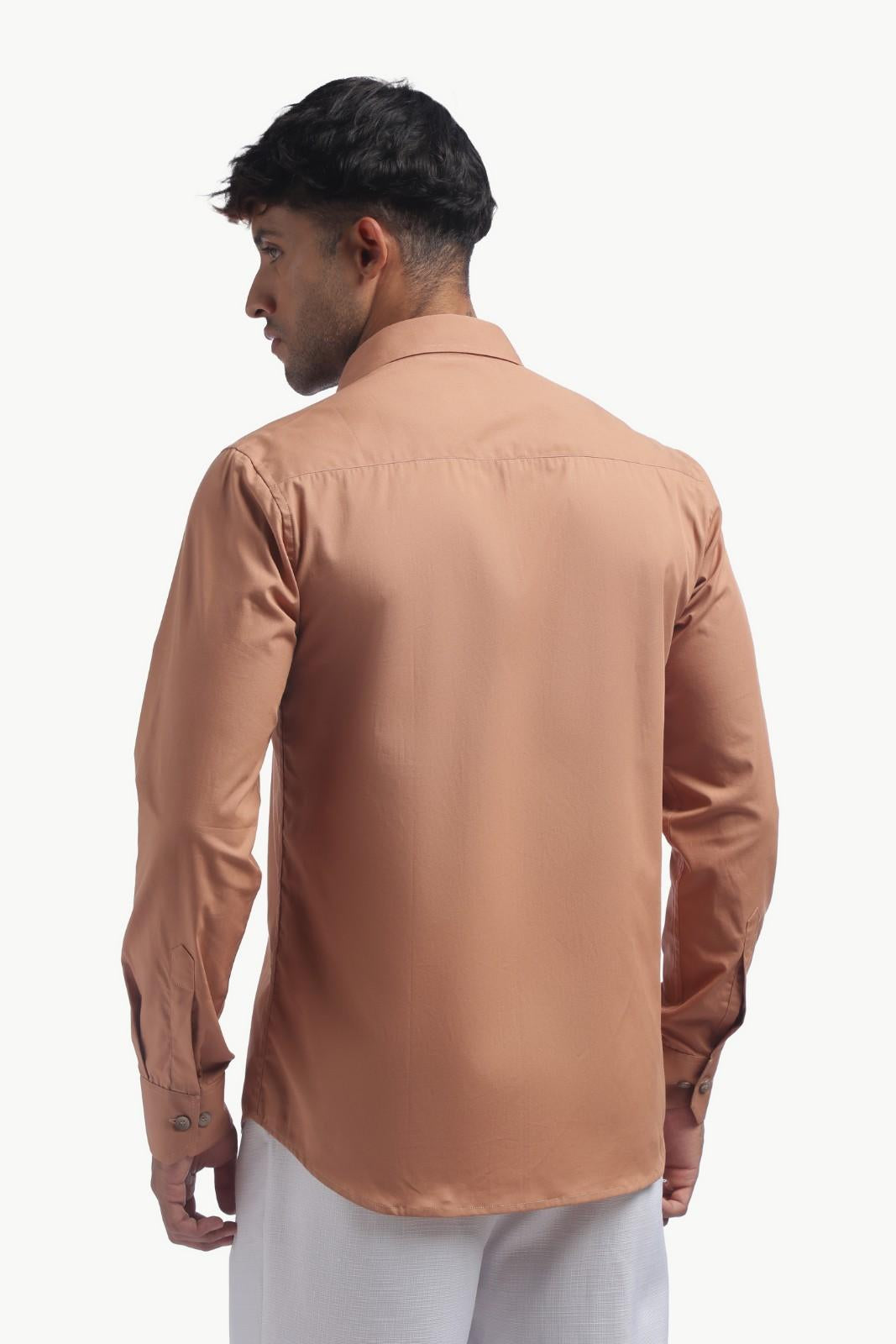 Light Brown Relax Fit Shirt