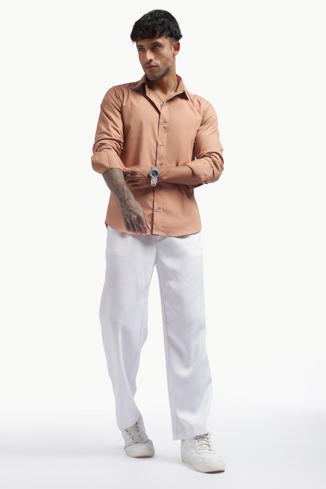 Light Brown Relax Fit Shirt