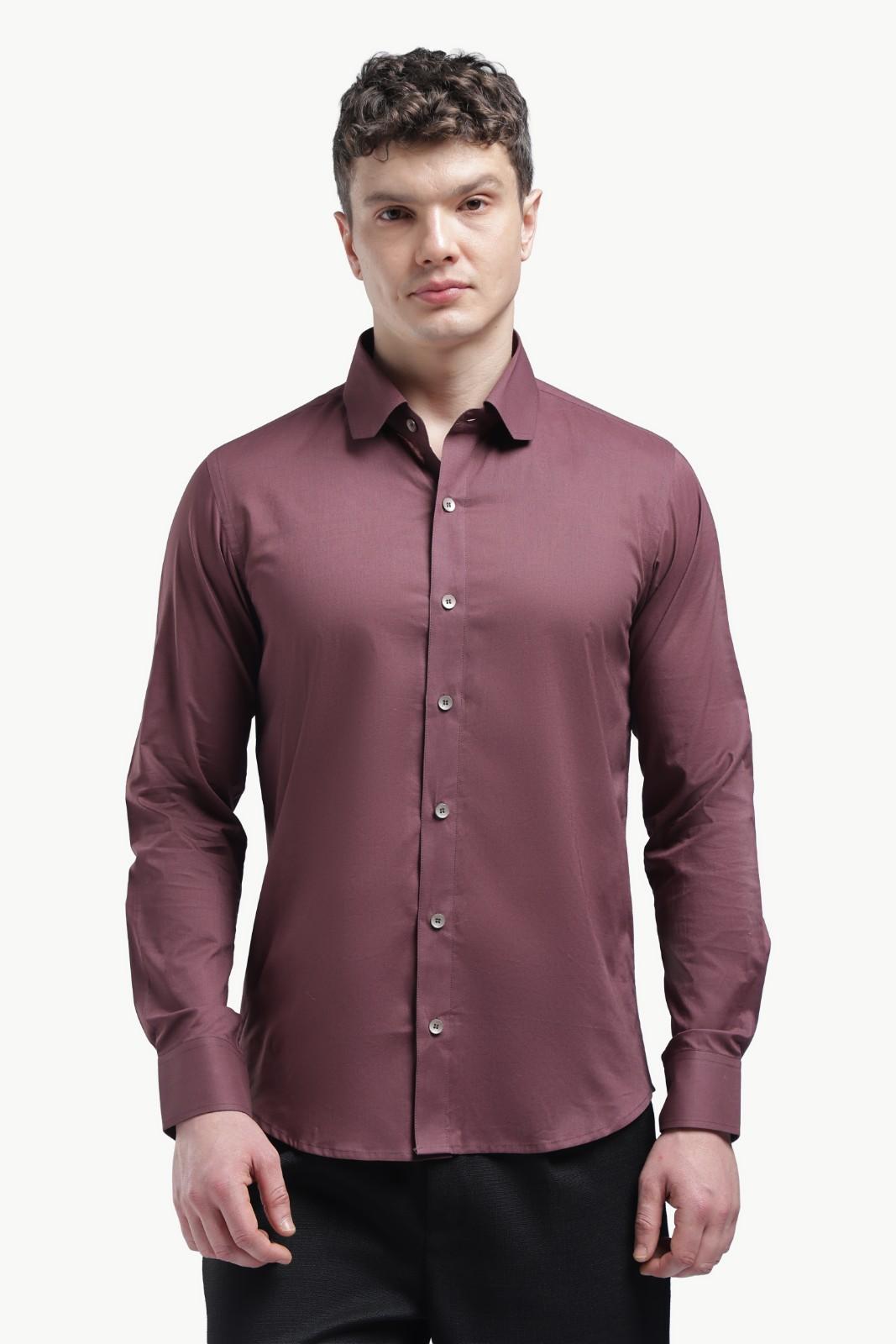 Dusty Purple Relax Fit Shirt