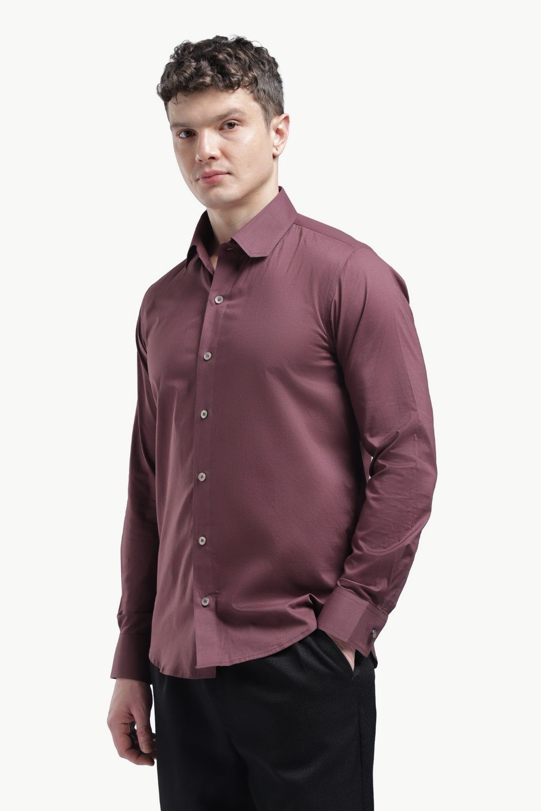 Dusty Purple Relax Fit Shirt