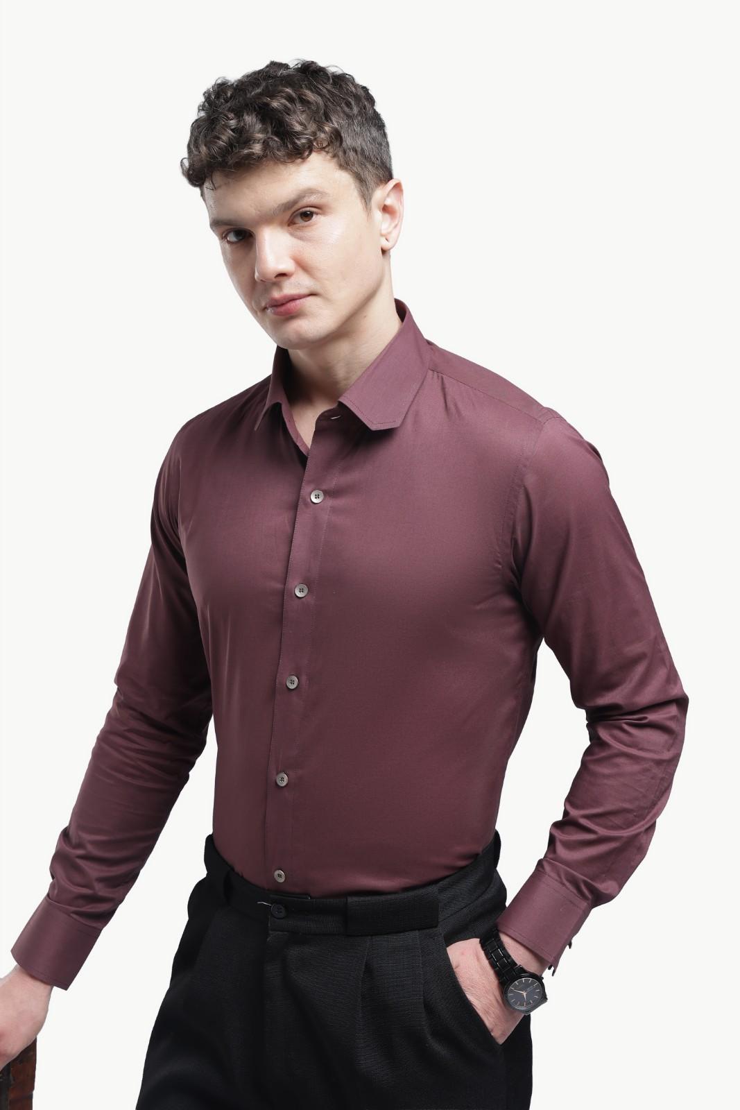 Dusty Purple Relax Fit Shirt