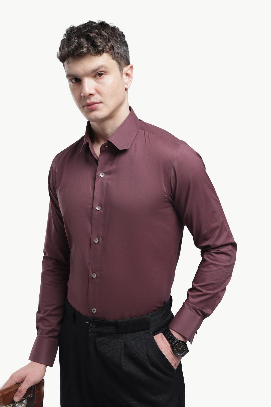 Dusty Purple Relax Fit Shirt