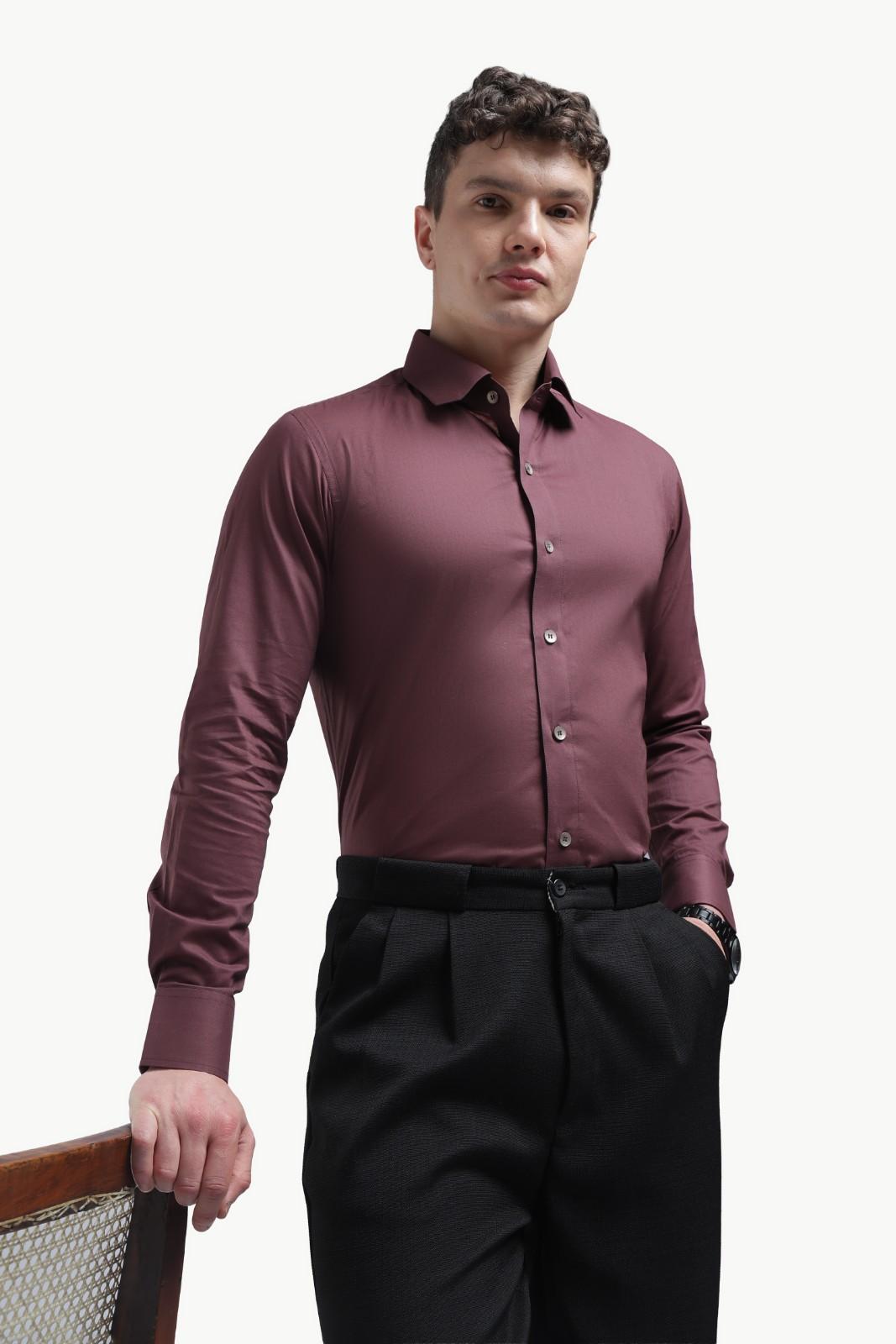 Dusty Purple Relax Fit Shirt