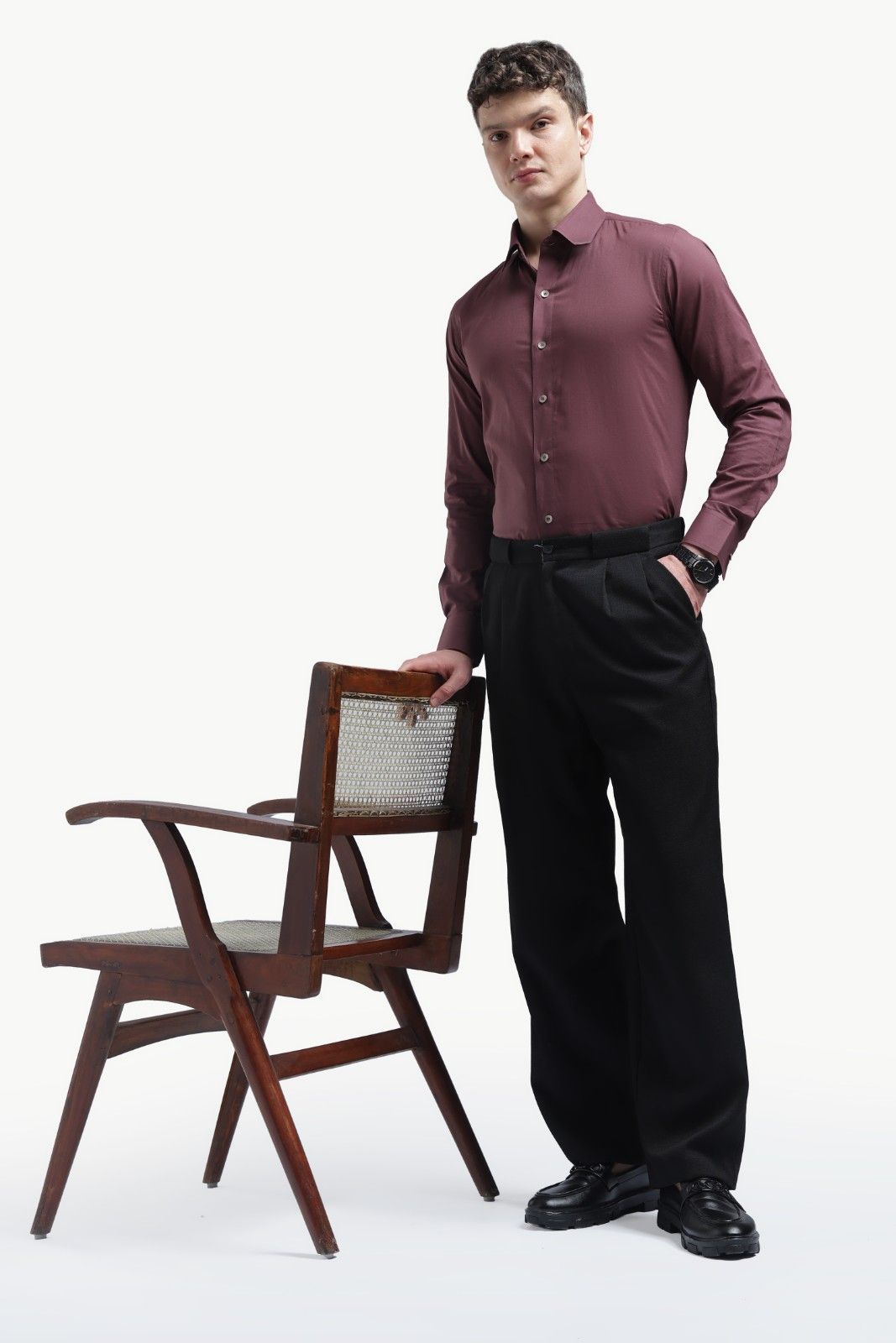 Dusty Purple Relax Fit Shirt