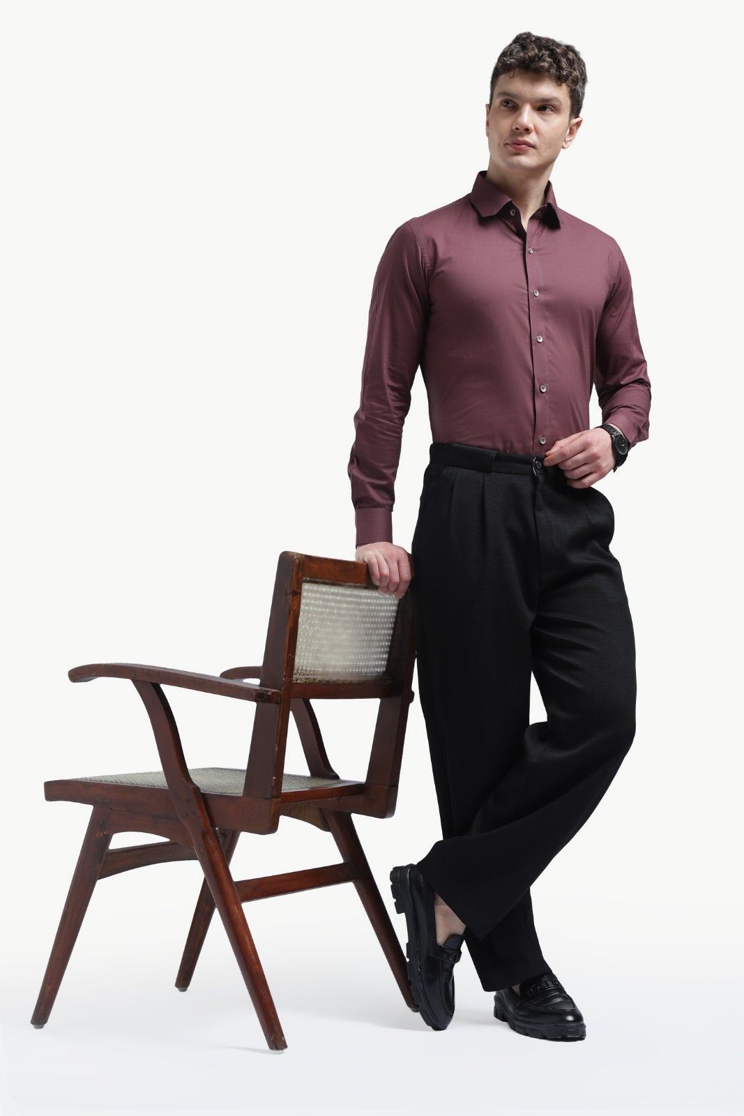 Dusty Purple Relax Fit Shirt