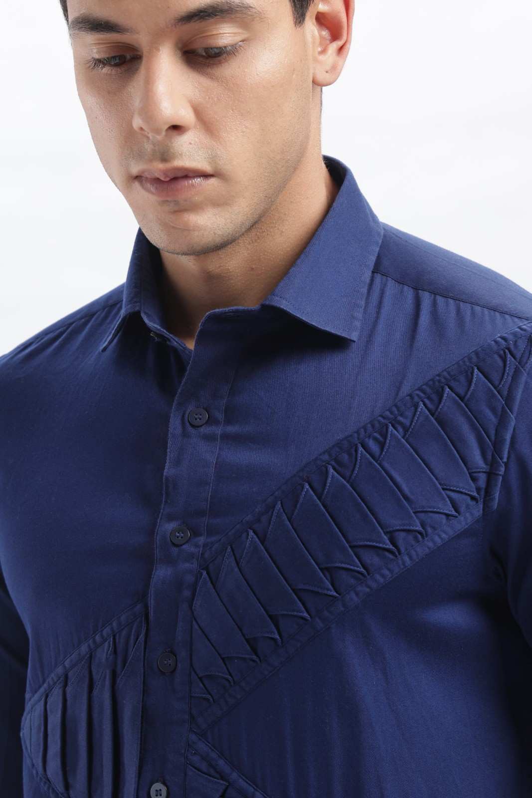Royal Blue Designer Shirt