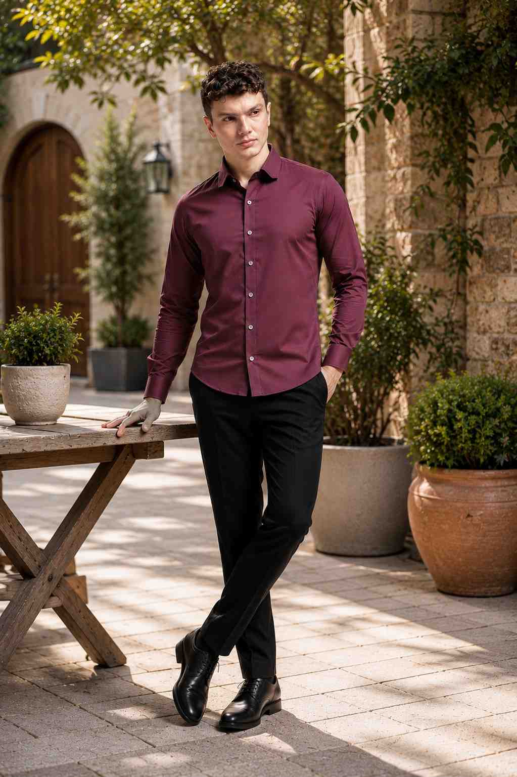 Dusty Purple Relax Fit Shirt