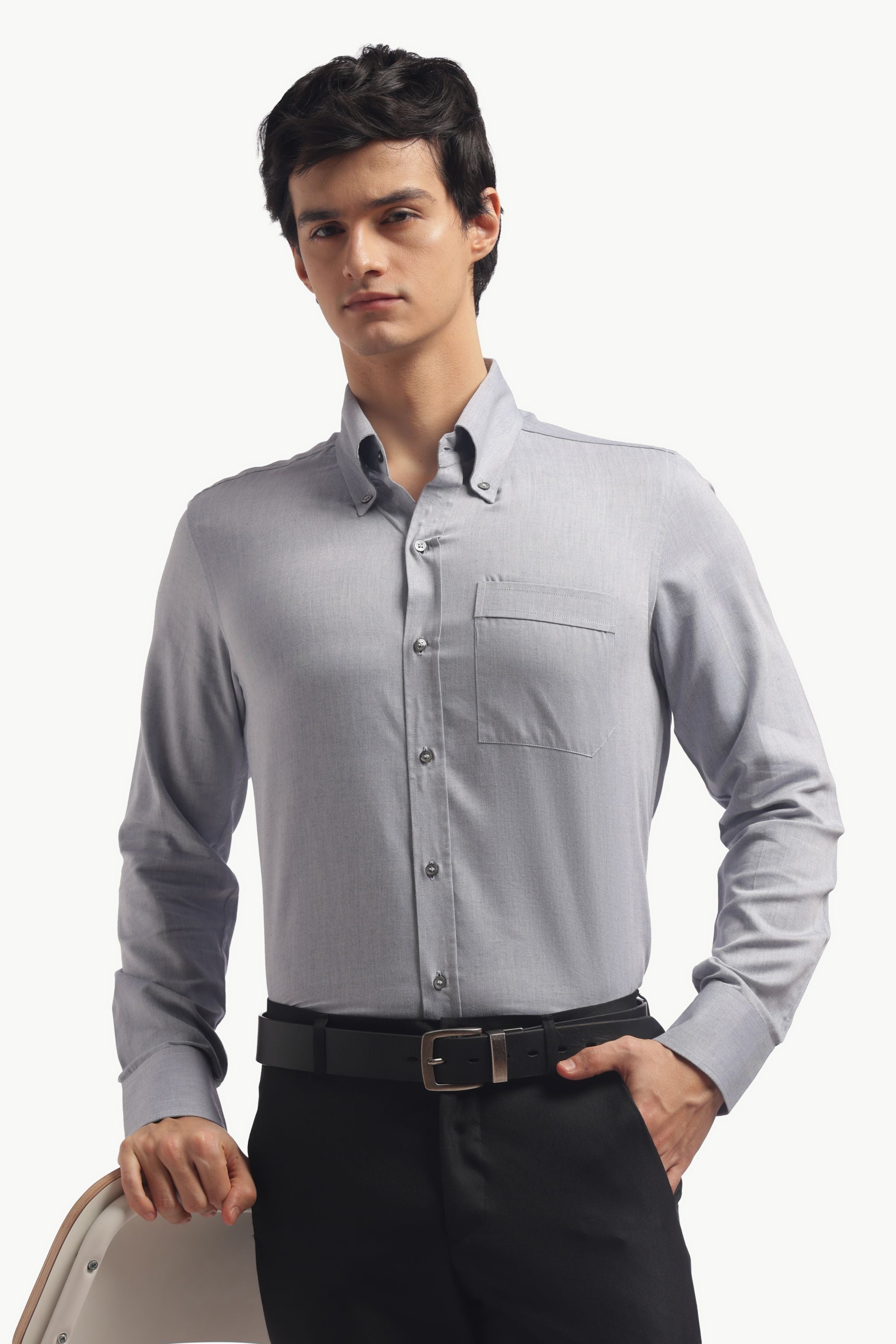 Relax Fit Casual Blue Shirt for Men