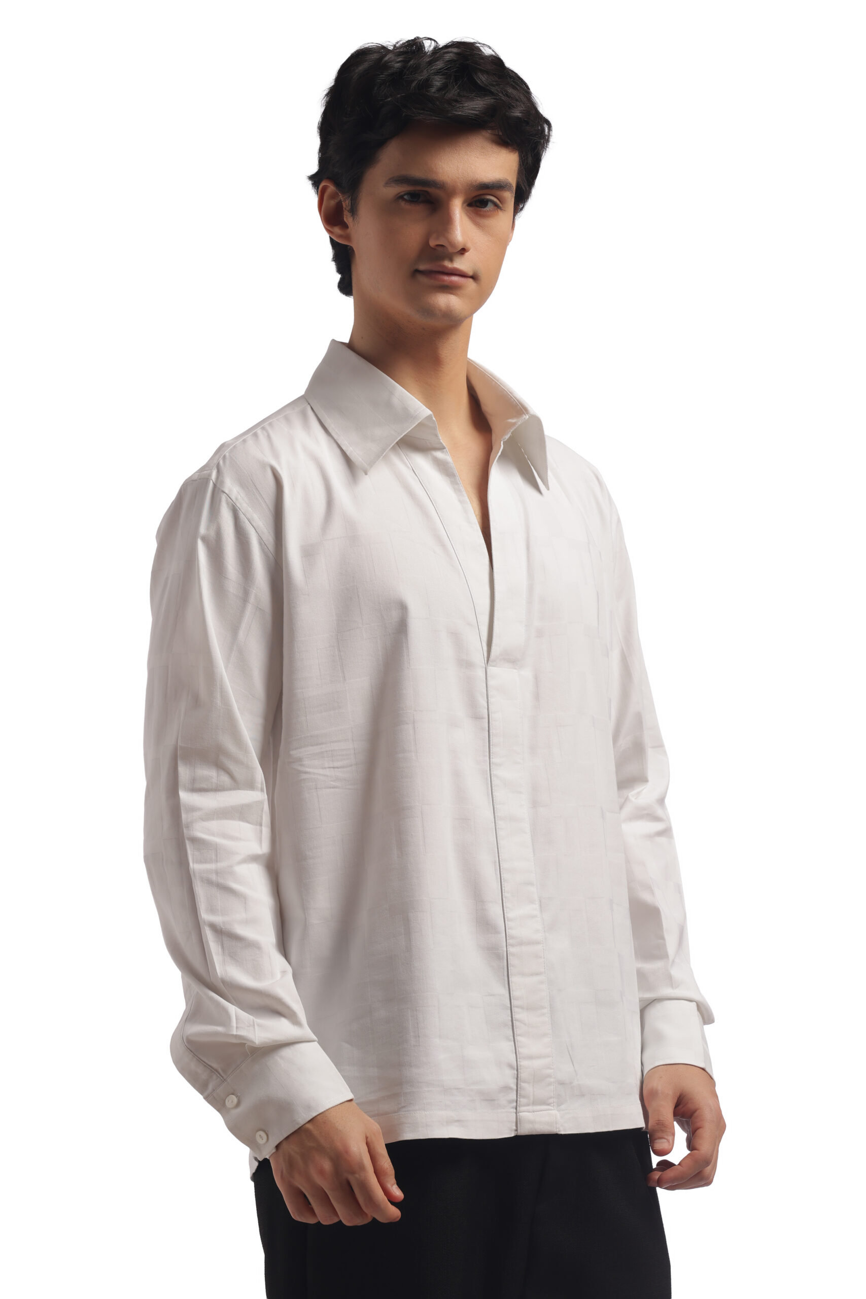 White Baggy Shirt - Image 4