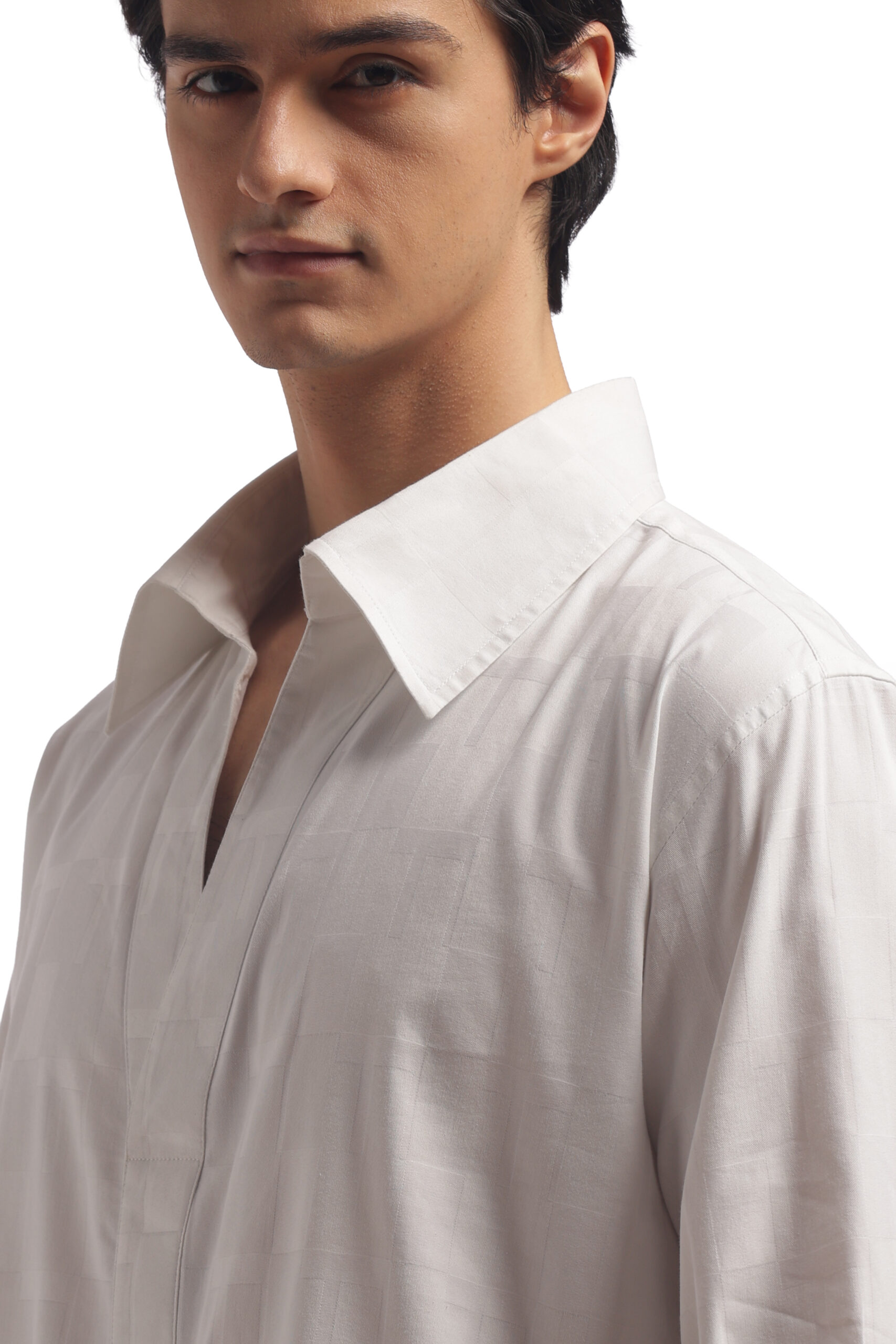 White Baggy Shirt - Image 6