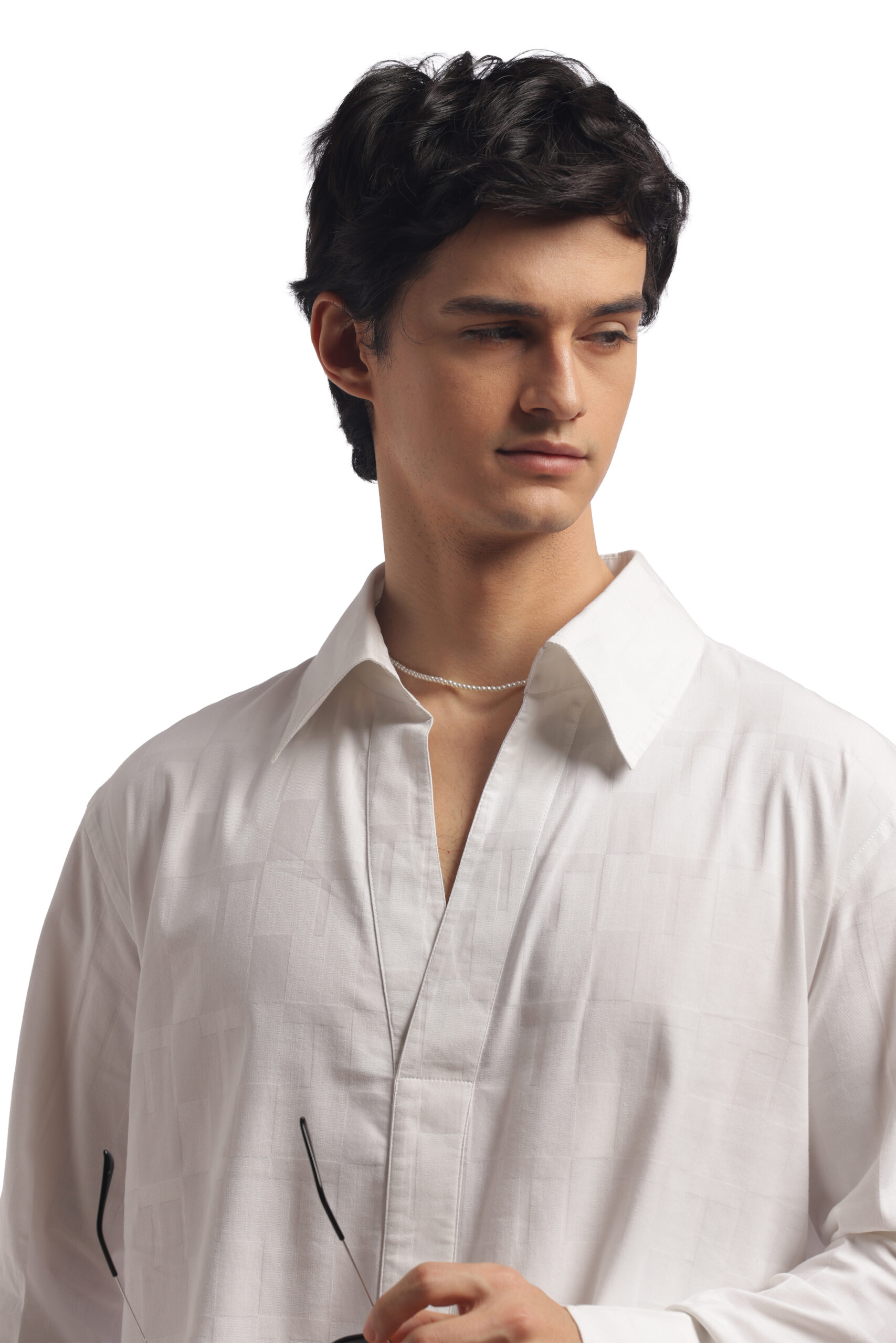 White Baggy Shirt - Image 12